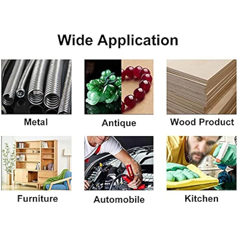 12 Pcs Brass Wire Brushes Scratch Brushes, Curved Handle Wire Bristle Scratch Brushes, Mini Brushes for Cleaning Welding Slag Rust - Image 5